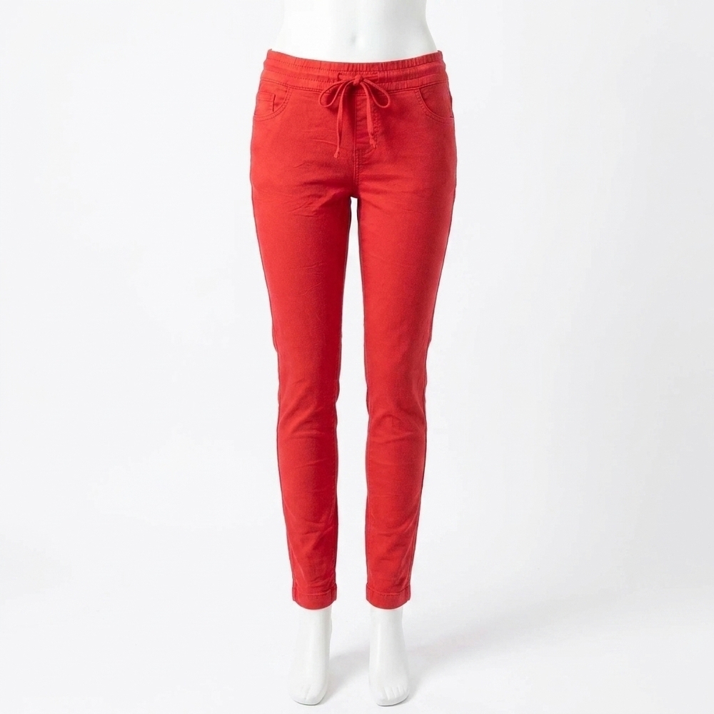 NEW MADE IN ITALY starlight italian magic pants in red